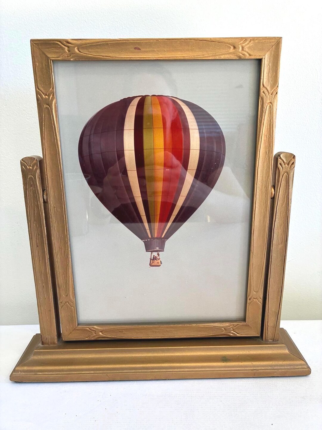 Vintage Art Deco Swing Picture Frame, Gold Tone Tabletop Frame - Etsy
