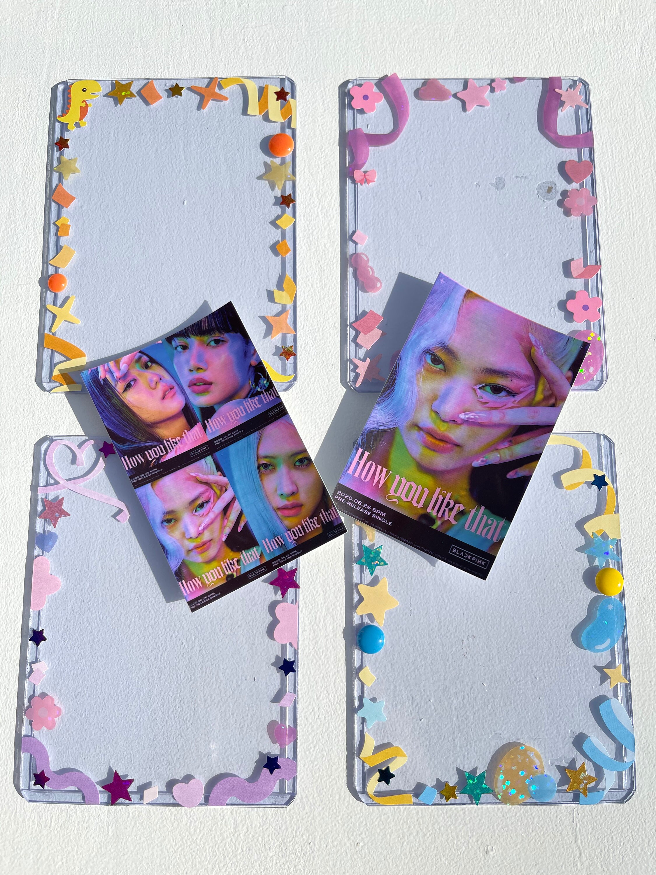 Kpop Toploader photo Sticker Etsy