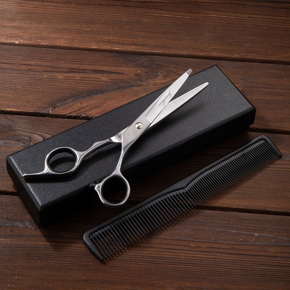 Professional Hairdressing Scissors Set 6 Hair Cutting Scissors and Thinning  Scissors Stainless Steel Hair Scissors With Adjustable Screw 