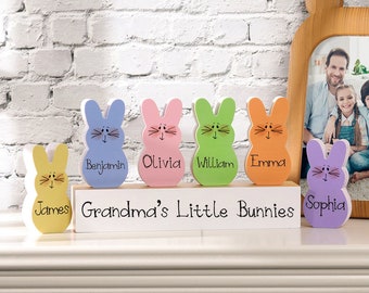 Personalised Easter Peep Block, Easter Decor , Personalised Gift, Easter Gift, Housewarming Gifts, Baby Gifts, Gifts for Her, Gift for Girls