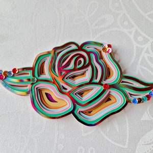 SVG. Rose Multicouche multilayers. FICHIERS TÉLÉCHARGEABLES