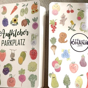 Obst/Gemüse - STICKERALBUM / AUFKLEBERHEFT A5