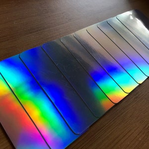 GLITZERKARTEN, Ohana Karteln, DIY Kartenspiel, Tauschkarten, Kinderspiel, Familienspiel, Sammelkarten, Regenbogenkarten