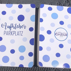BLAU  - STICKERALBUM / AUFKLEBERHEFT A5