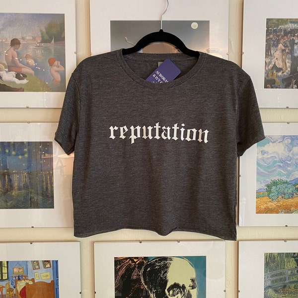 Reputation crop top | Taylor Swift Reputation t-shirt | Reputation Album shirt