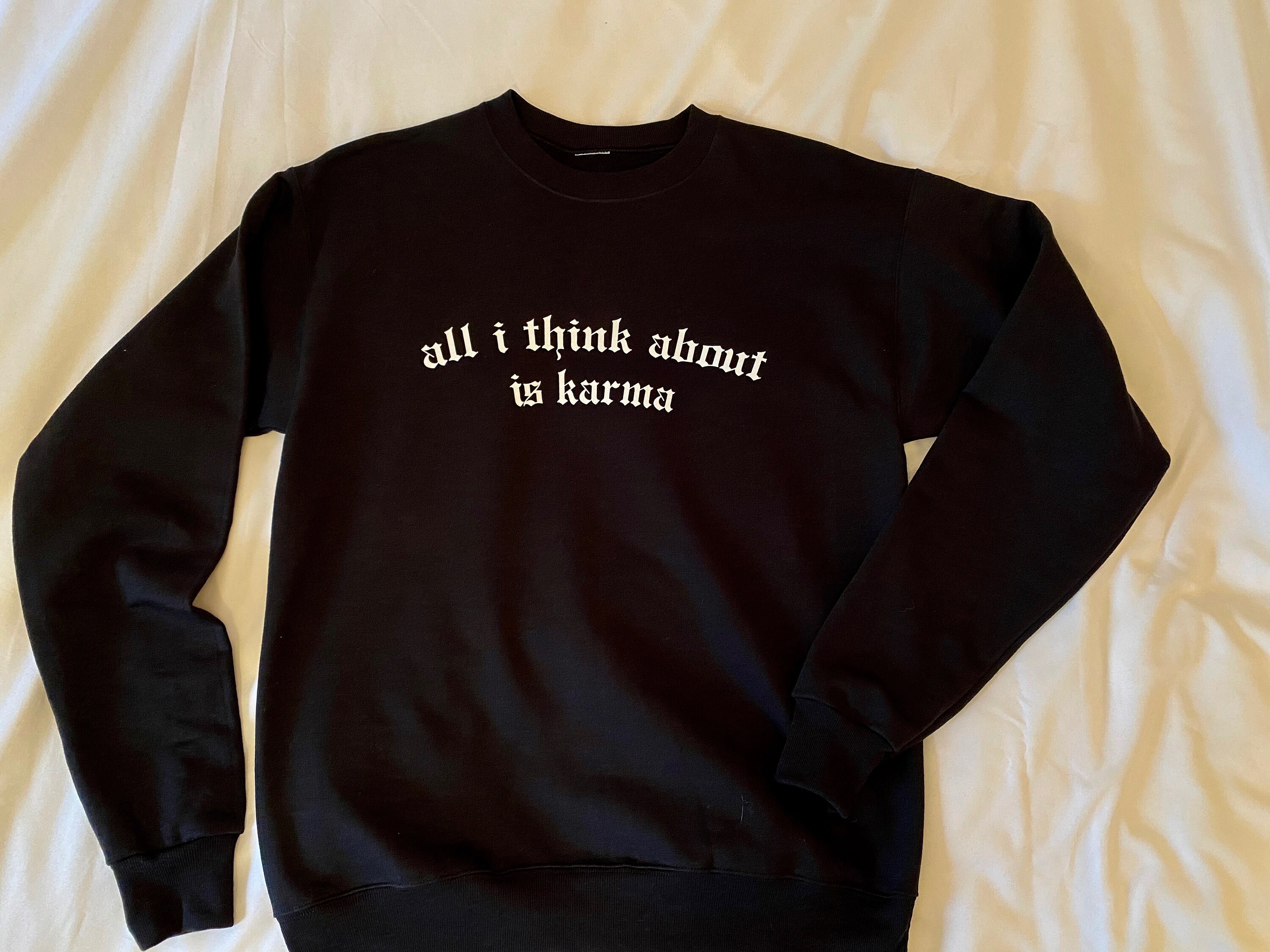 All I Think About is Karma sweatshirt Taylor Swift Etsy