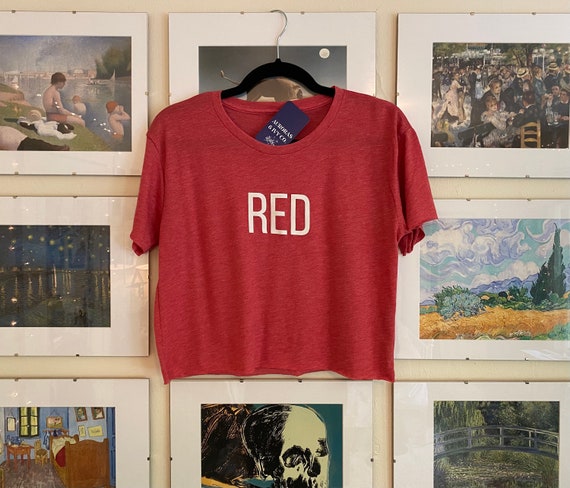Red Crop Top Taylor Swift Red T-shirt 