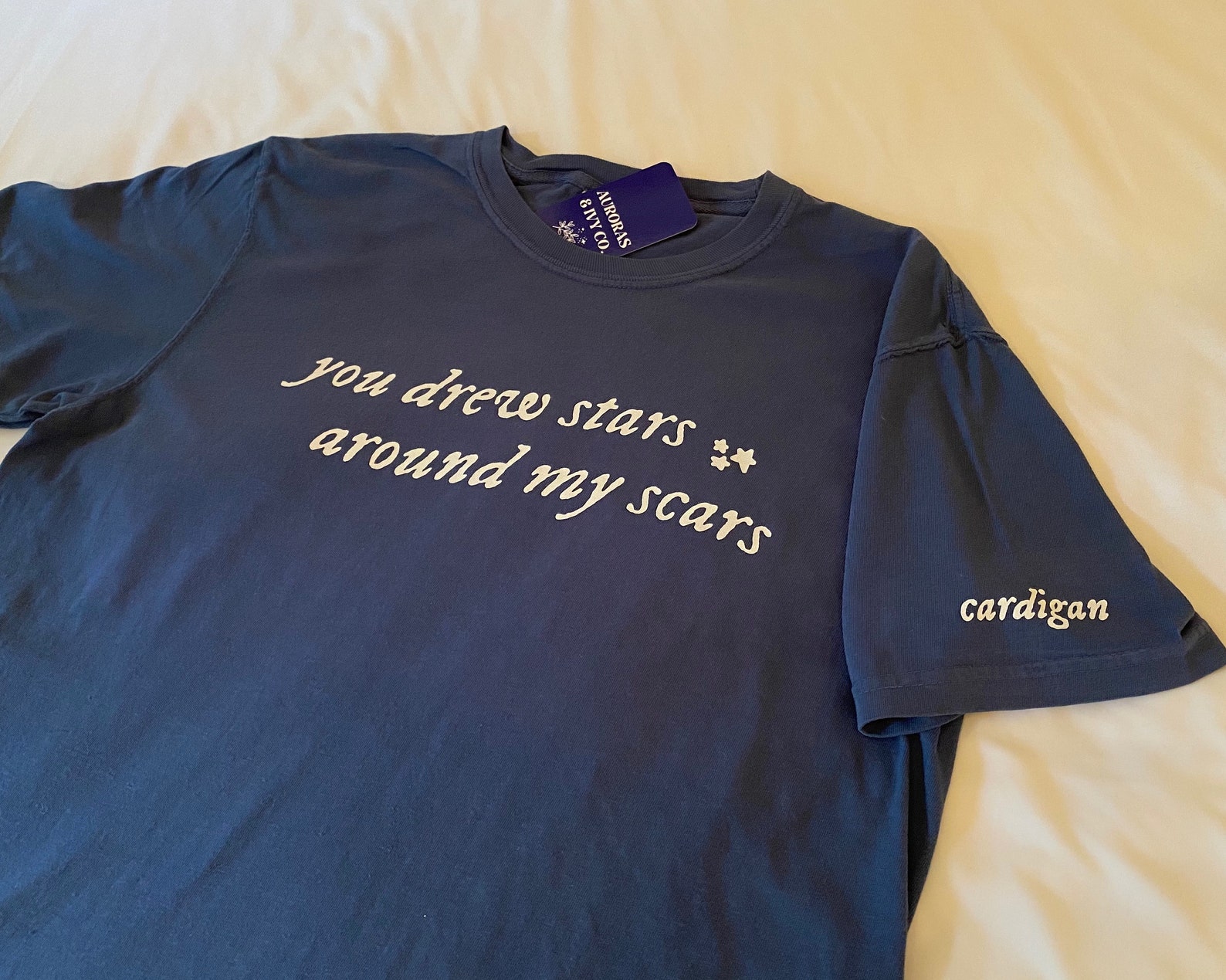 Cardigan t-shirt Taylor Swift folklore shirt you drew | Etsy