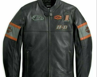 harley davidson screamin eagle leather jacket