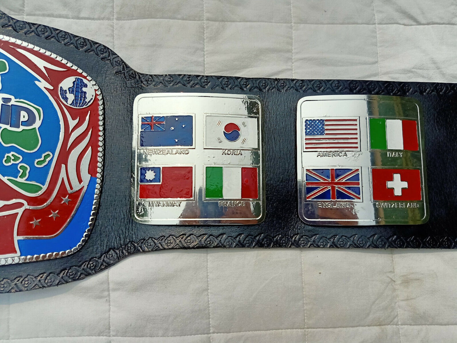 World Championship Wrestling TV Champion Belt With Etsy