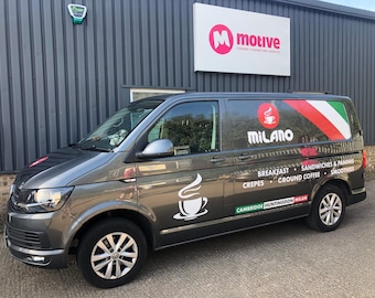 Custom Logo Vehicle Signage - Cut Vinyl Decals & Stickers