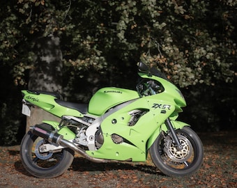 Kawasaki Ninja ZX9-R Black Motorbike Graphics