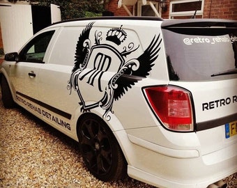 Custom Logo Vehicle Signage - Cut Vinyl Decals & Stickers