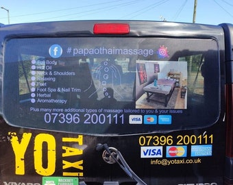 Contra vision One Way Vision Window Film Ideal for Printed
