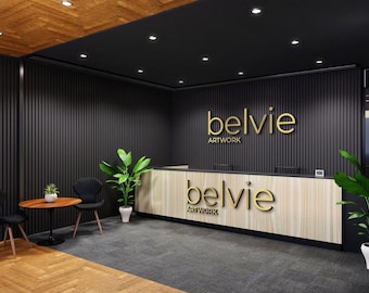 3D Acrylic Signs for Office Walls - Custom Business Branding