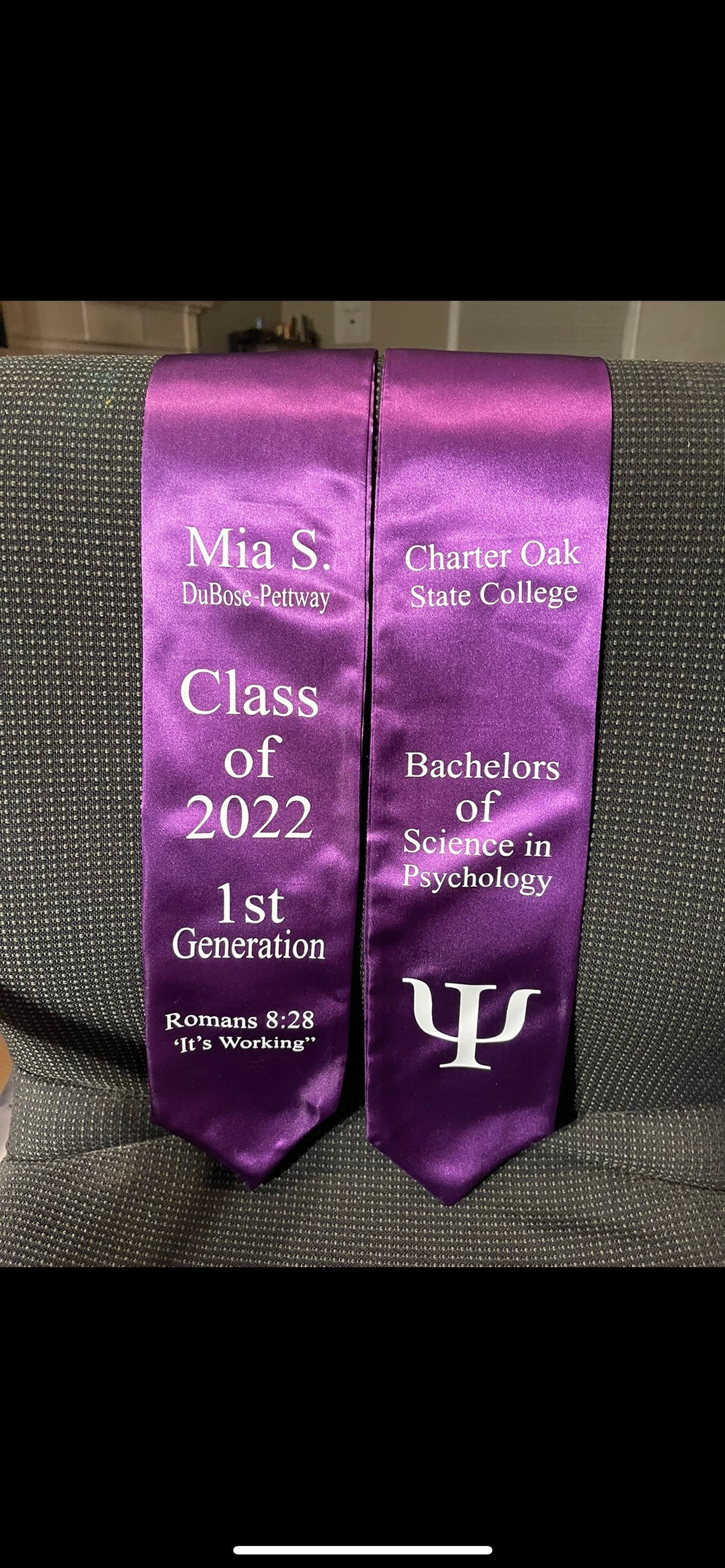 Graduation Stoles/ Custom Graduation Stole Etsy
