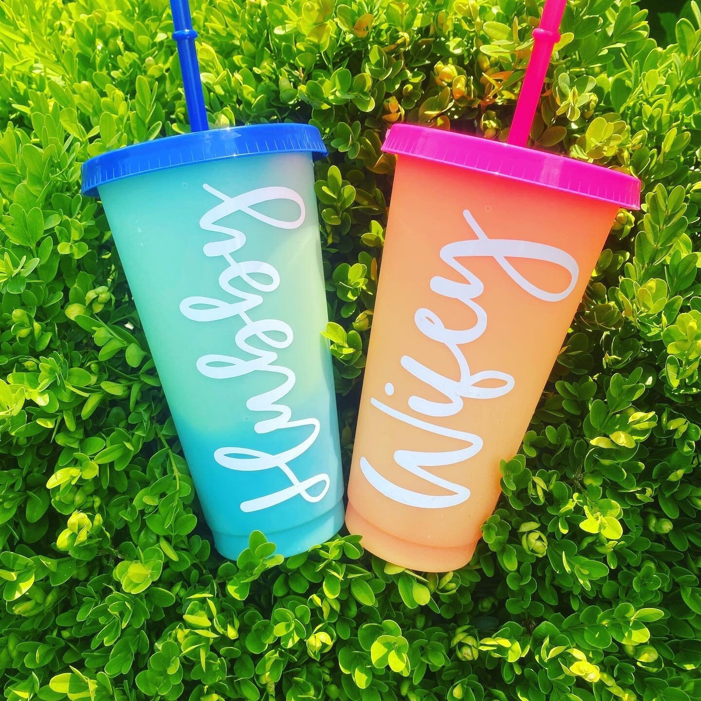 Color Changing Tumblers/ Party Favors/ Beach Essentials/ Etsy