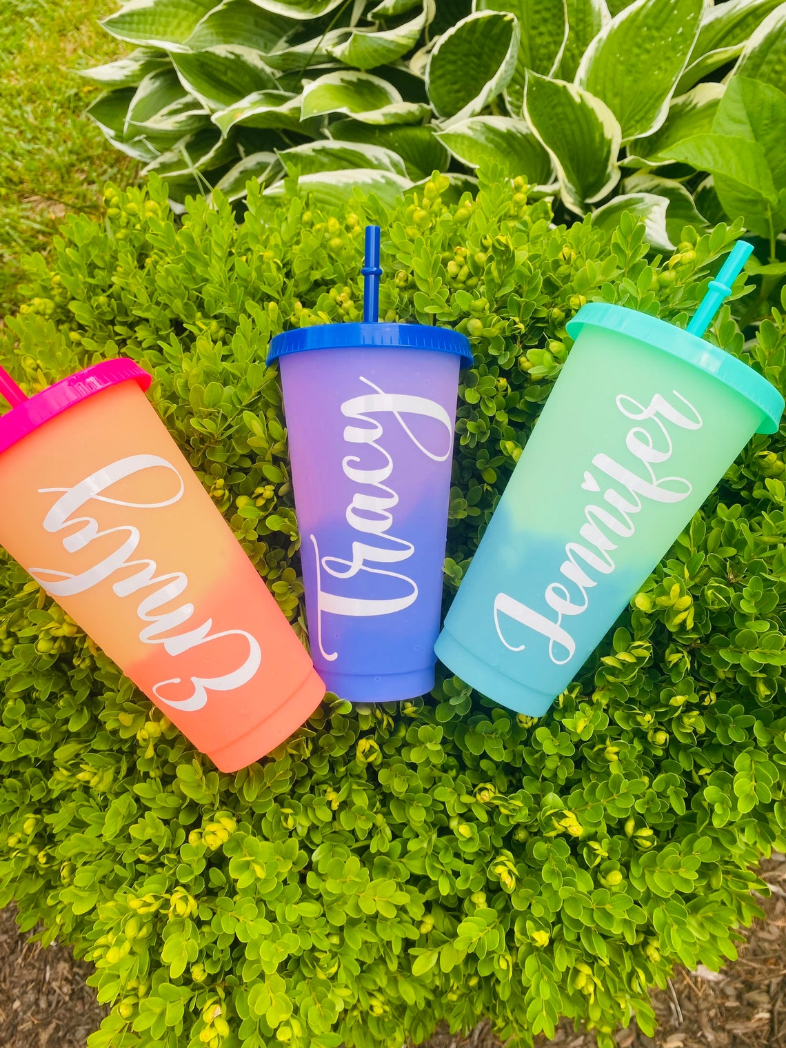 Color Changing Tumblers/ Party Favors/ Beach Essentials/ Etsy