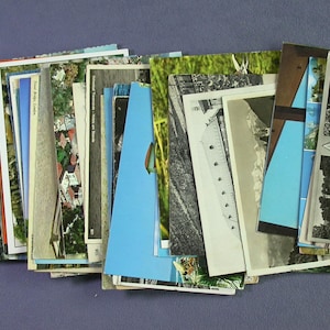 50 x Postcards of Various Subjects, Buildings and Worldwide Locations – Ideal for Scrapbooks, Collage, Art Projects or Journals