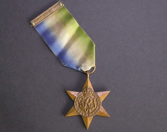 Original Full Size WW2 Atlantic Star Medal with Clasp