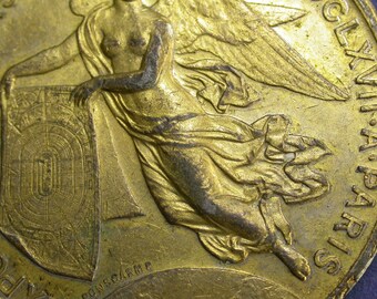 フランス 1867年 ナポレオン3世 金箔錫メダル - 万国博覧会 - Etsy 日本
