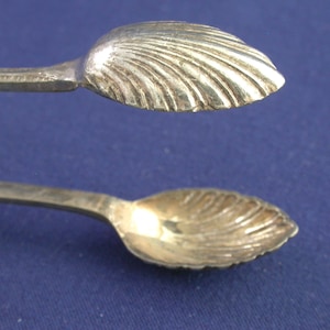 Ornate Vintage Silver-Plated Sugar Tongs