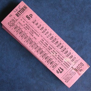 1960s bus tickets - Etsy 日本