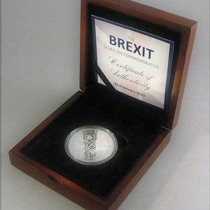Limited Edition 2020 1oz Silver Proof Brexit Commemorative Coin with COA