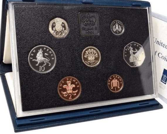 英国王立造幣局 1991年 プルーフコイン 7年セット - Etsy 日本