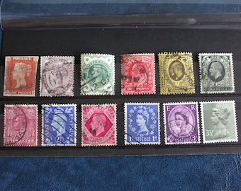 英国切手 1887年、ヴィクトリア女王即位記念半ペニー朱色切手（英国製