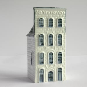 Vintage (1966) KLM Bols Delft Porcelain Miniature House, Number 27