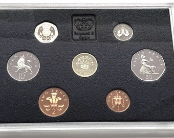 1996 Royal Mint Proof Coin Year Set Complete With Certificate