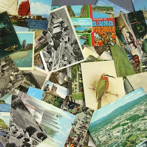 50 x Postcards of Various Subjects, Buildings and Worldwide Locations – Ideal for Scrapbooks, Collage, Art Projects or Journals