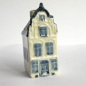 Vintage (1963) KLM Rynbende Delft Porcelain Miniature House, Number 21