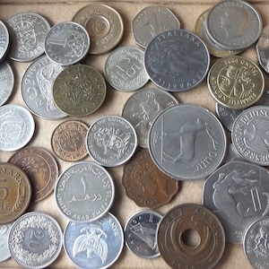 40 Different World Coins - Each coin from a different country