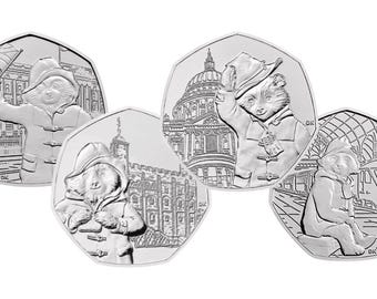 パディントンベア 50ペンス硬貨セット：未流通記念硬貨 - Etsy 日本