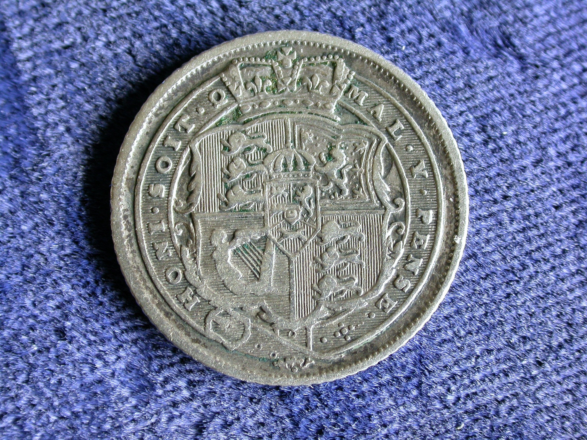 1816年 ジョージ3世 銀貨6ペンス - Etsy 日本