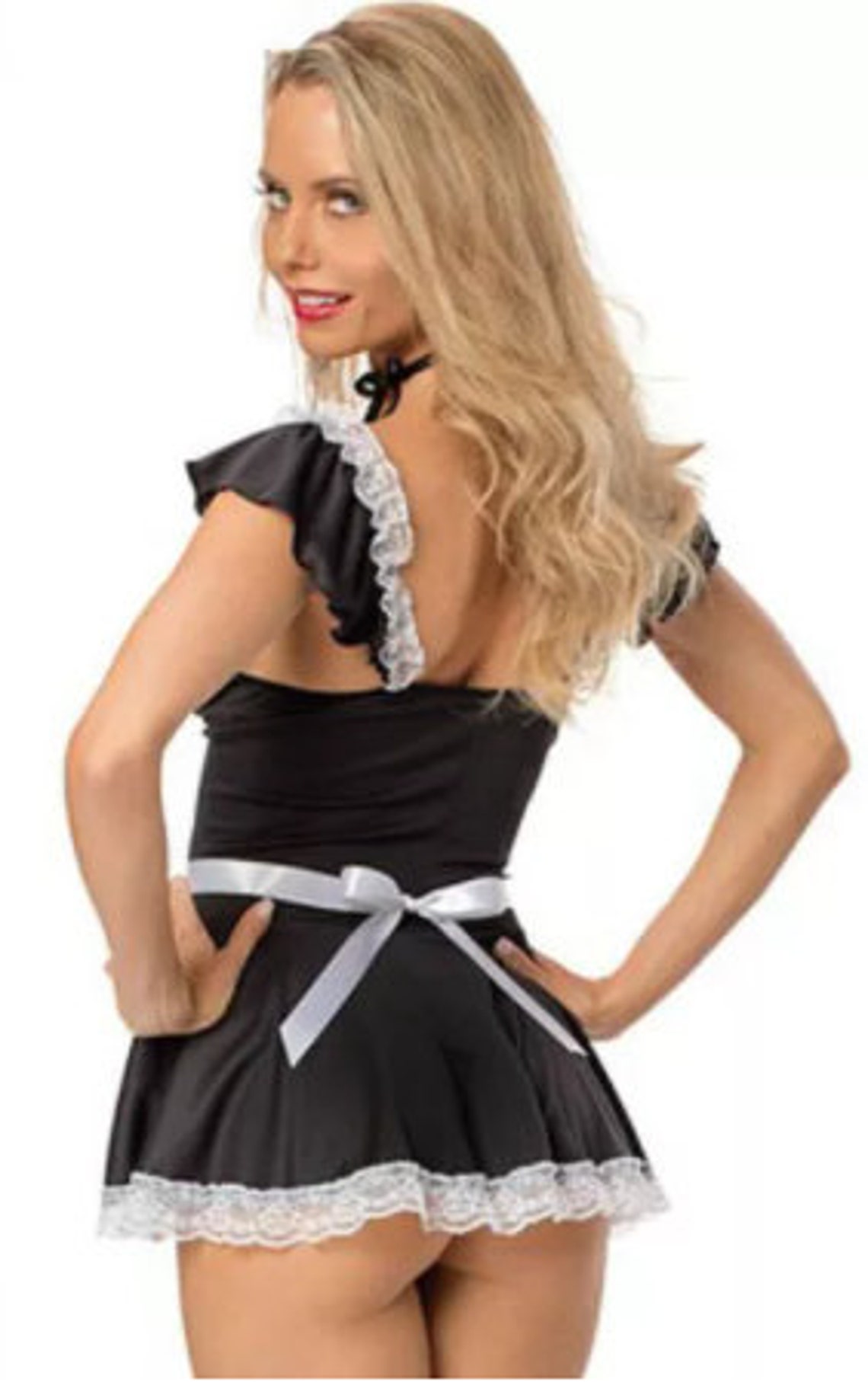 Naughty Maid Costume Maid Costume Roleplay Costume Woman Lingerie