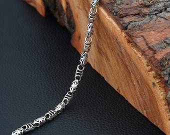 Silver Bracelet, Unique Design Bracelet, Designer Bracelet, Sterling Silver Bracelet, Handmade Bracelet with Modern design for Him and Her