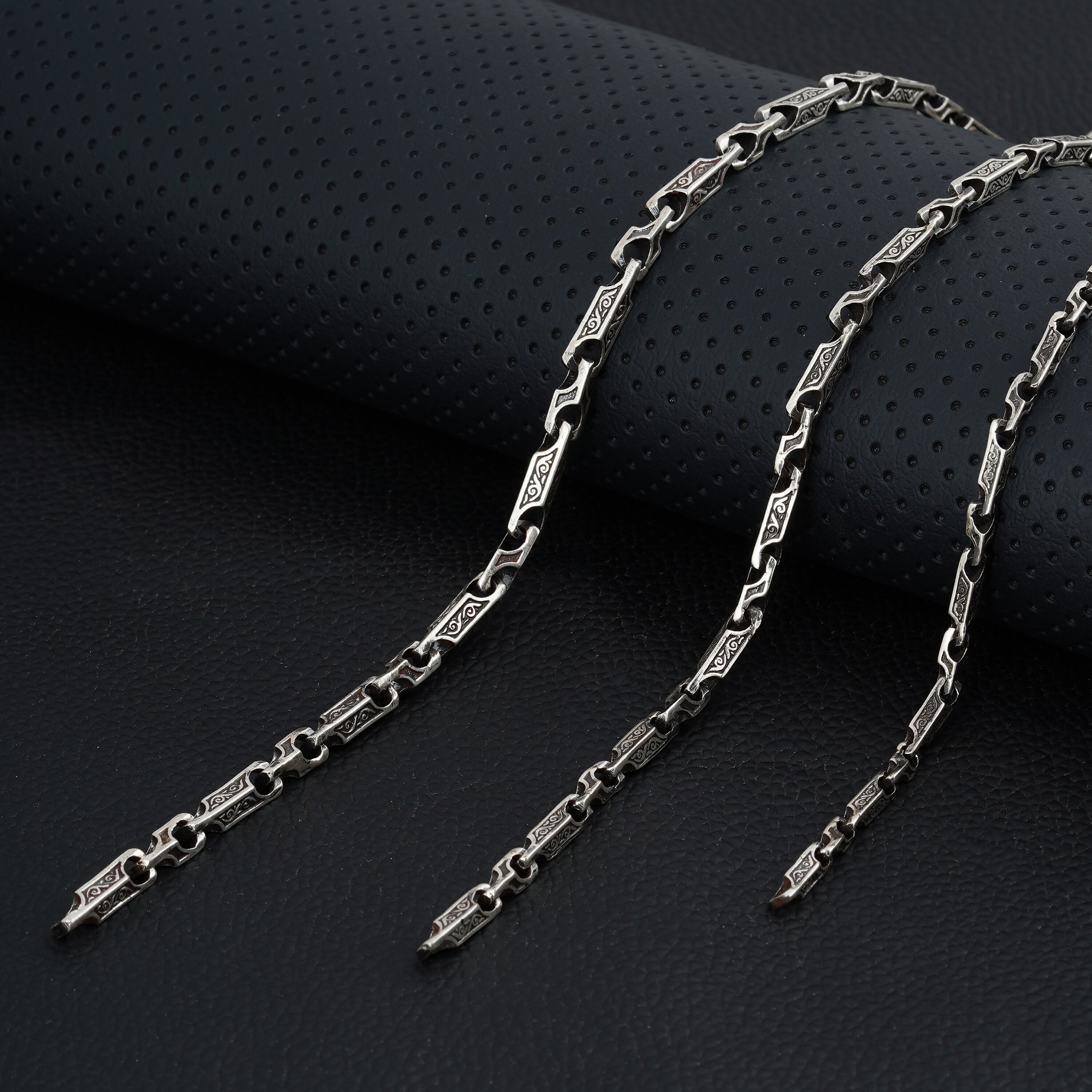 Sterling Silver 925 Chains Handmade Necklace Link Chain