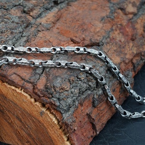 Handmade Necklace, 925 Sterling Silver Fancy Chain, Unique Necklace , Modern silver chain, Necklace for him and her, Chain For Women And Men