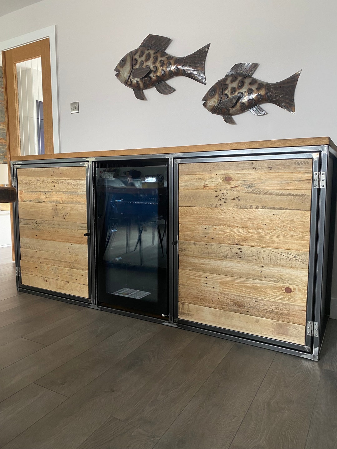 Industrial Sideboard Industrial Sideboard With Fridge Bar Home Bar With