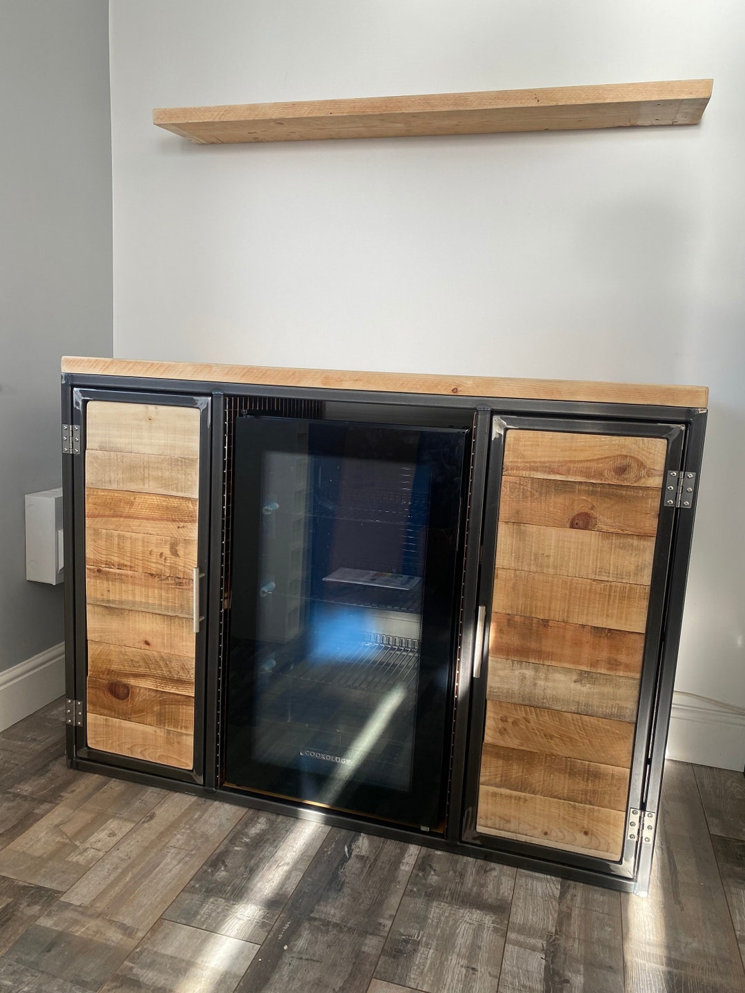 Industrial Sideboard Industrial Sideboard With Fridge Bar Home Bar With