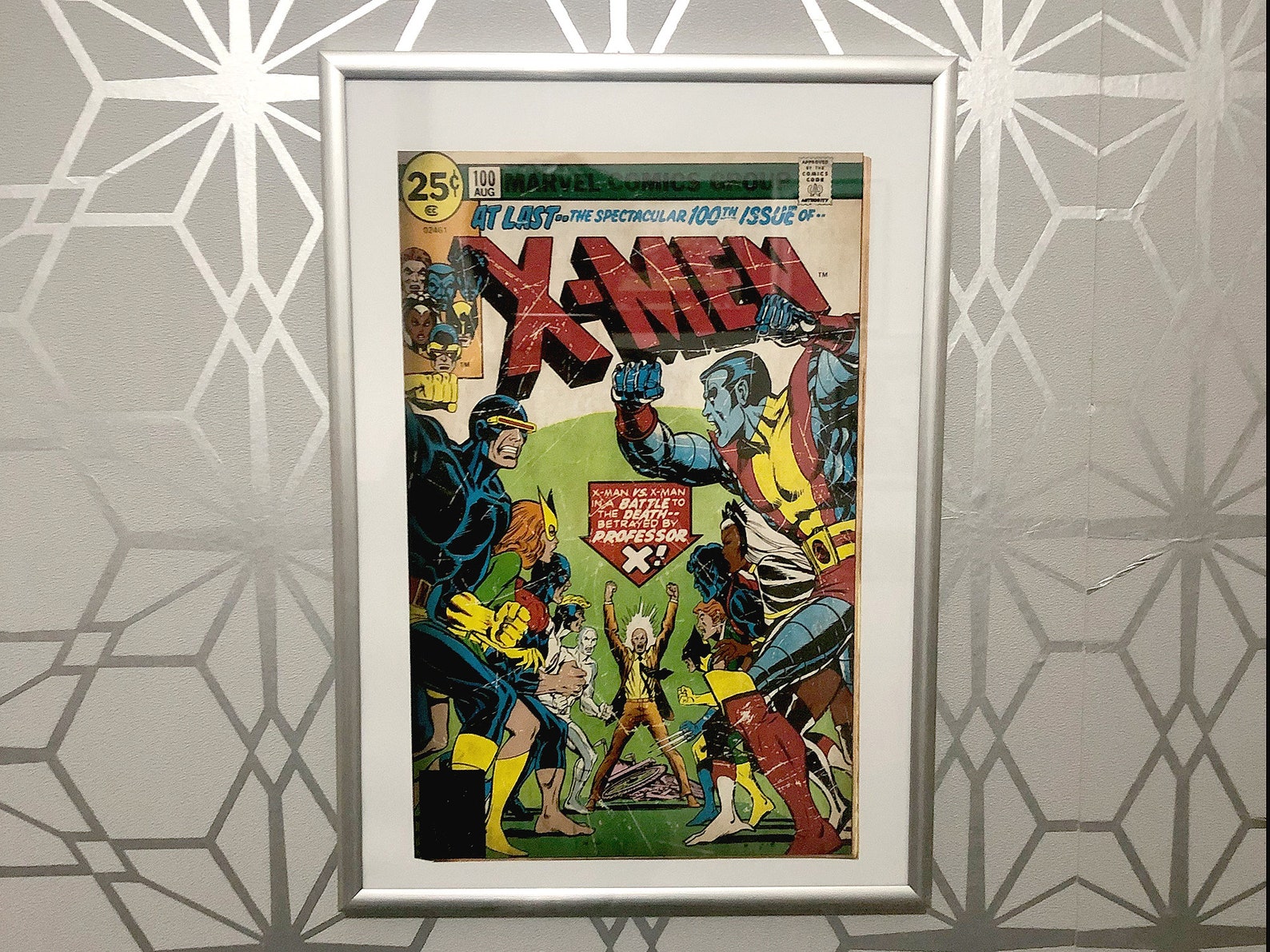 Framed Marvel Comic Book Cover Etsy