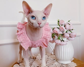 Kotomoda Sphynx Cat's Turtleneck Unicorn In PINK Naked Cat Clothes Hairless Cat  Clothes