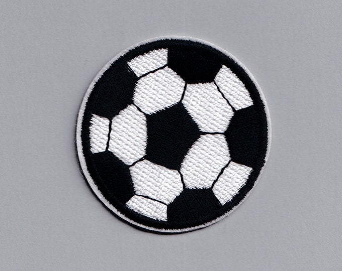 Embroidered Iron-on Soccer Football Patch Applique