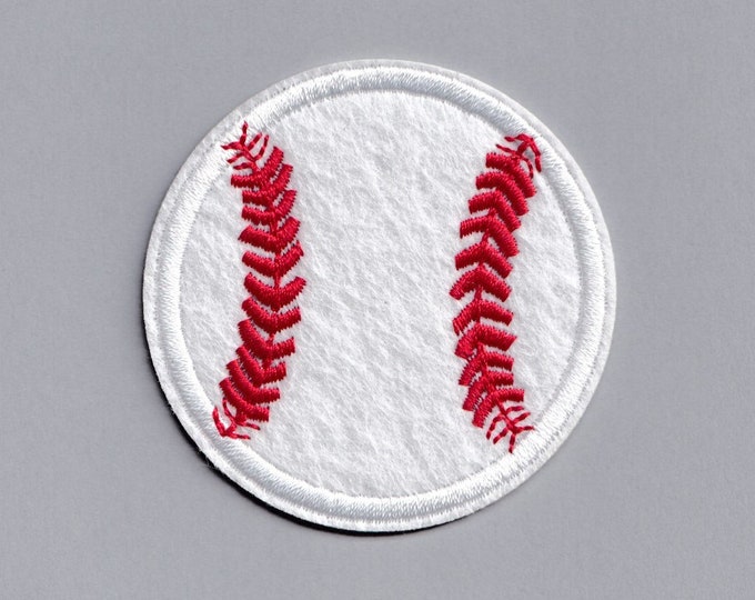 Embroidered Iron-on Baseball Ball Patch Applique Sports Baseball Patch