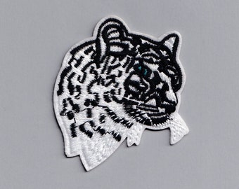 Aplique de parche de leopardo/guepardo bordado para planchar
