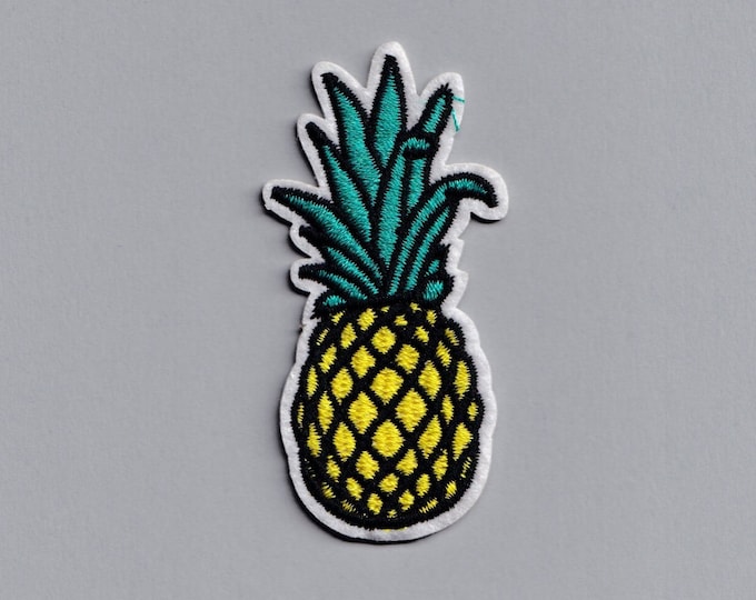 Iron-On Pineapple Patch Embroidered Applique