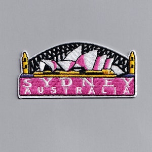 Toppa termoadesiva Sydney Australia Toppa ricamata da viaggio Opera House